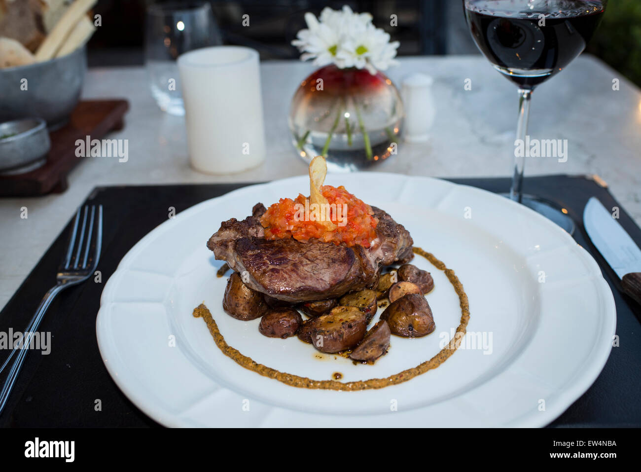 Argentinische Steak, Buenos Aires Stockfoto