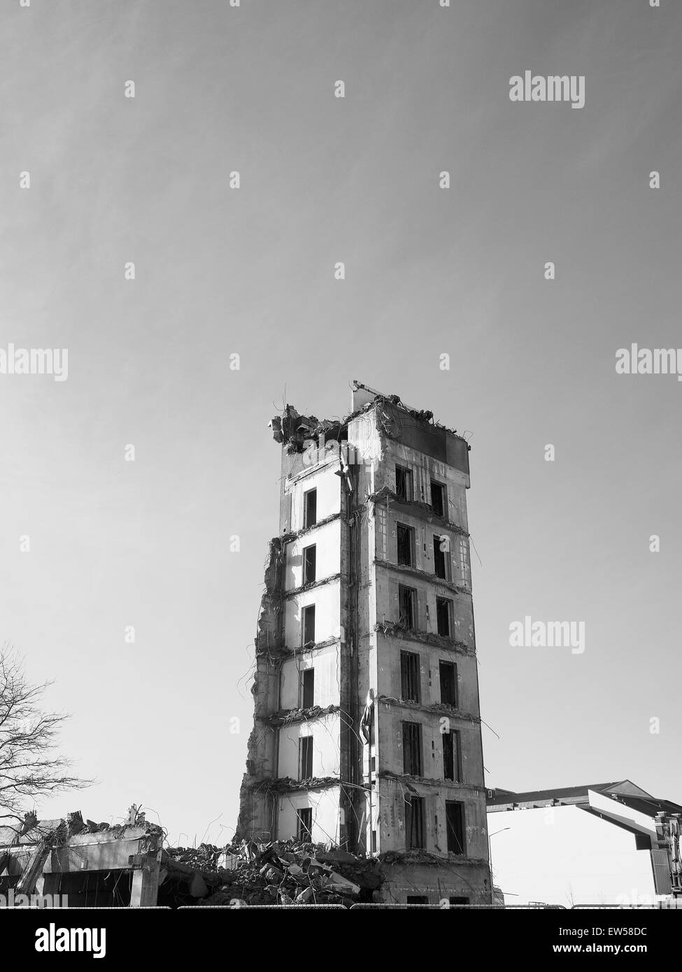 Christchurch Neuseeland Erdbeben Abriss Stockfoto