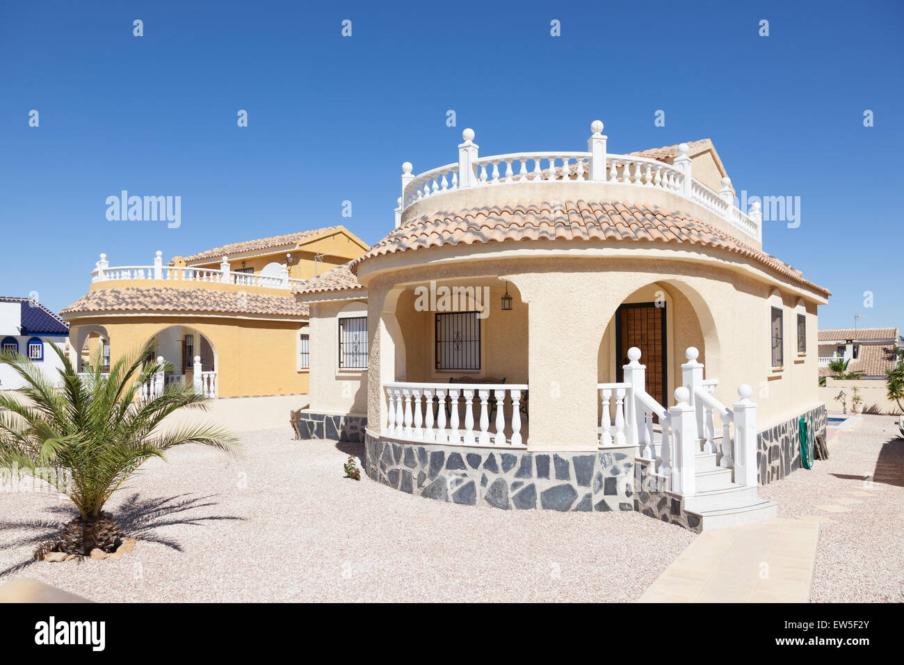 Ferienhäuser in Südspanien Stockfoto