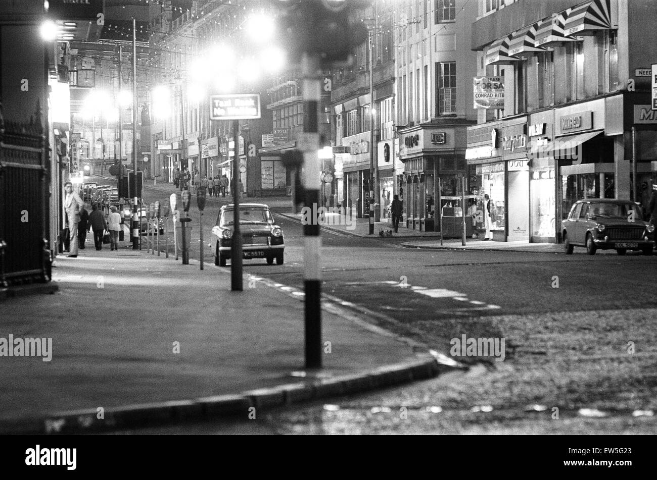 Die Bombenangriffe auf Birmingham Pub fand am Donnerstag, 21. November 1974 und der Provisional IRA zugeschrieben wurden. Die Geräte wurden in zwei zentralen Birmingham Kneipen: Mulberry Bush am Fuße der Rotunde und der Taverne in der Stadt, einen Keller Stockfoto