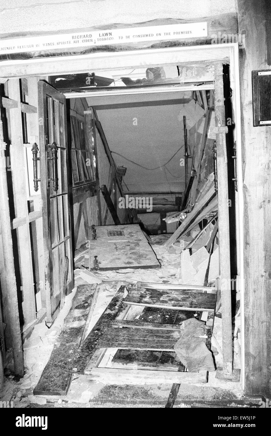Die Bombenangriffe auf Birmingham Pub fand am Donnerstag, 21. November 1974 und der Provisional IRA zugeschrieben wurden. Die Geräte wurden in zwei zentralen Birmingham Kneipen: Mulberry Bush am Fuße der Rotunde und der Taverne in der Stadt, einen Keller Stockfoto