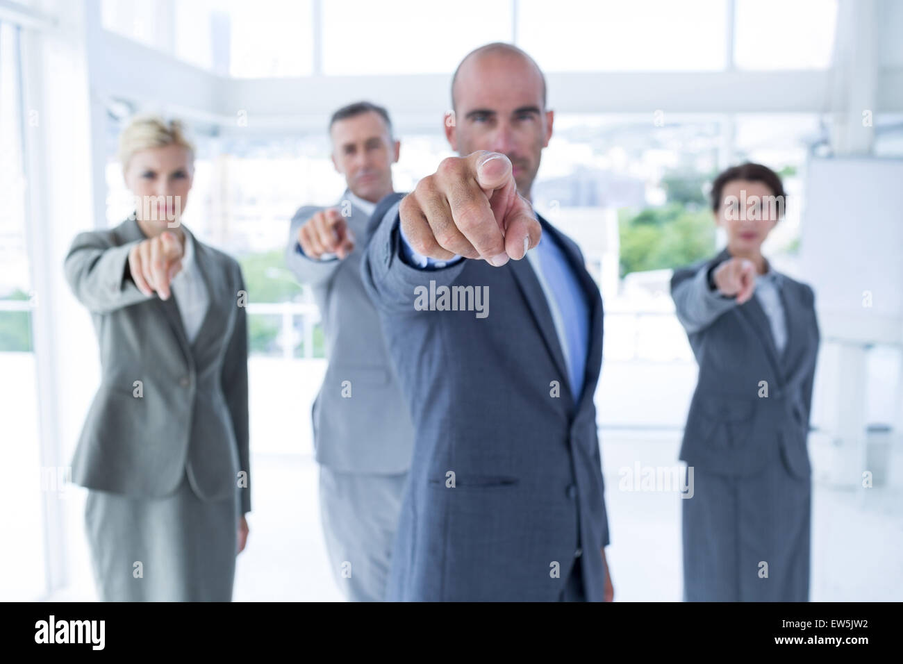 Business-Team während der Sitzung Stockfoto