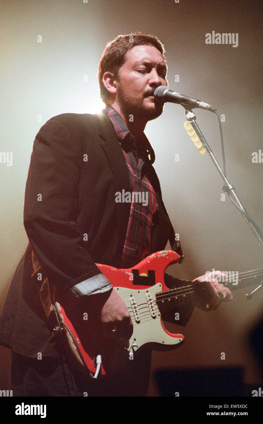 Chris Rea im Konzert in Birmingham NEC. 9. Dezember 1991. Stockfoto