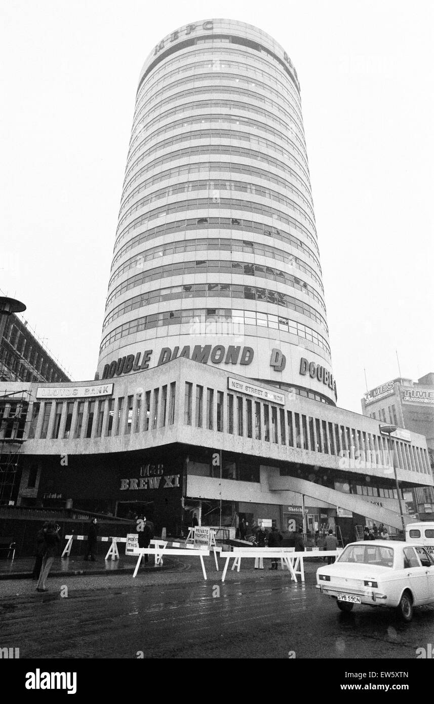 Die Bombenangriffe auf Birmingham Pub fand am Donnerstag, 21. November 1974 und der Provisional IRA zugeschrieben wurden. Die Geräte wurden in zwei zentralen Birmingham Kneipen: Mulberry Bush am Fuße der Rotunde und der Taverne in der Stadt, einen Keller Stockfoto