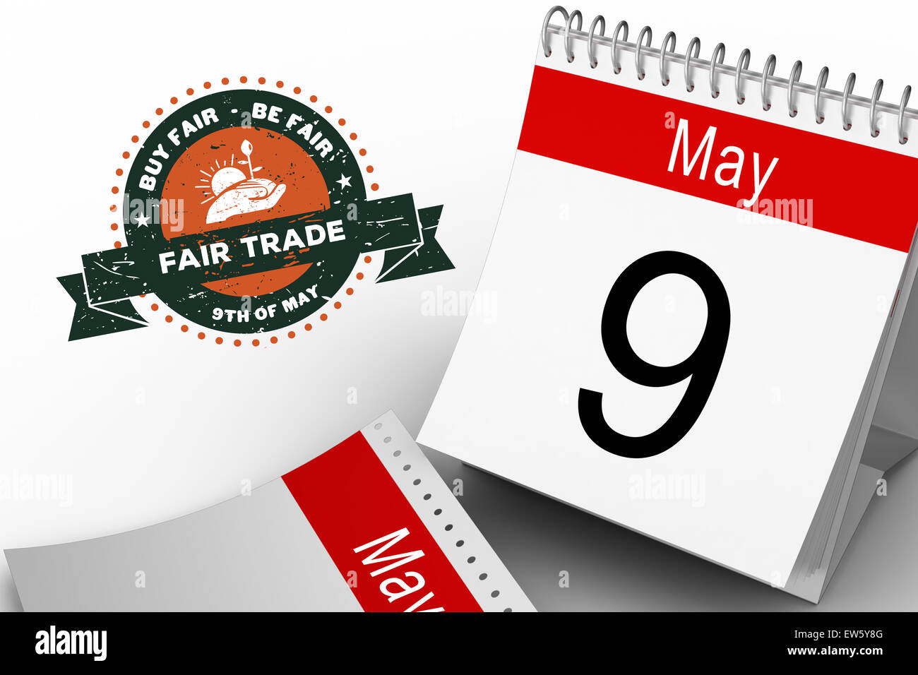 Zusammengesetztes Bild von Fair-Trade-Grafik Stockfoto