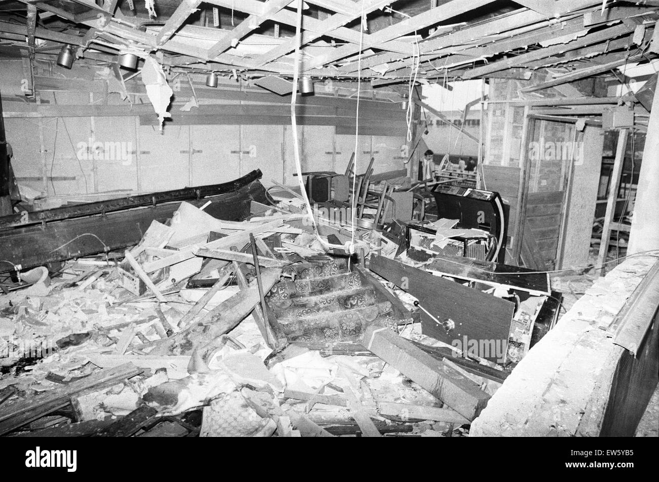 Die Bombenangriffe auf Birmingham Pub fand am Donnerstag, 21. November 1974 und der Provisional IRA zugeschrieben wurden. Die Geräte wurden in zwei zentralen Birmingham Kneipen: Mulberry Bush am Fuße der Rotunde und der Taverne in der Stadt, einen Keller Stockfoto