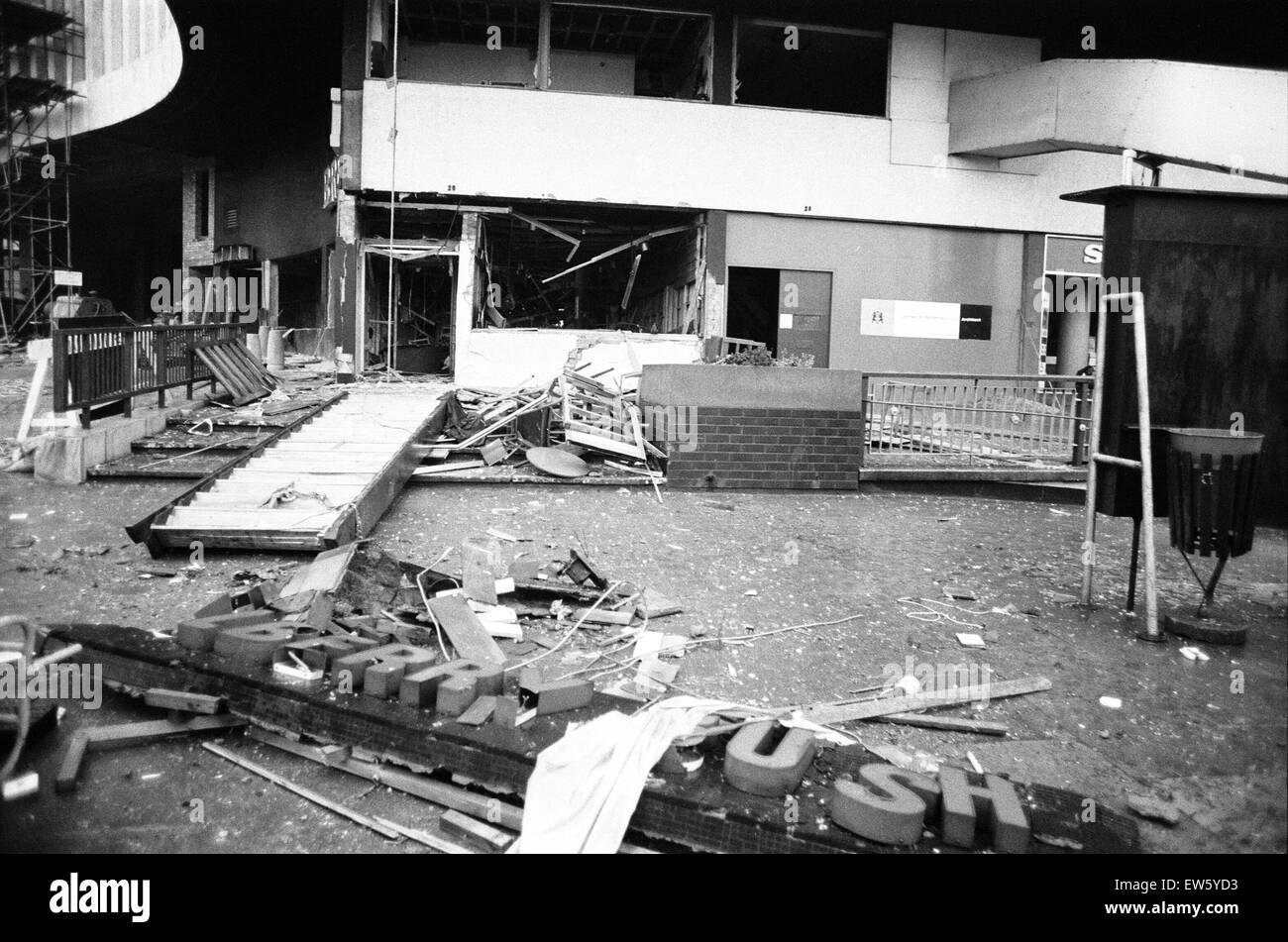 Die Bombenangriffe auf Birmingham Pub fand am Donnerstag, 21. November 1974 und der Provisional IRA zugeschrieben wurden. Die Geräte wurden in zwei zentralen Birmingham Kneipen: Mulberry Bush am Fuße der Rotunde und der Taverne in der Stadt, einen Keller Stockfoto