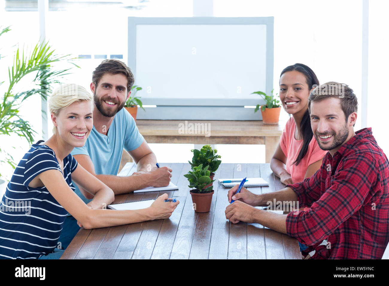 Kreative Business Team Notizen Stockfoto