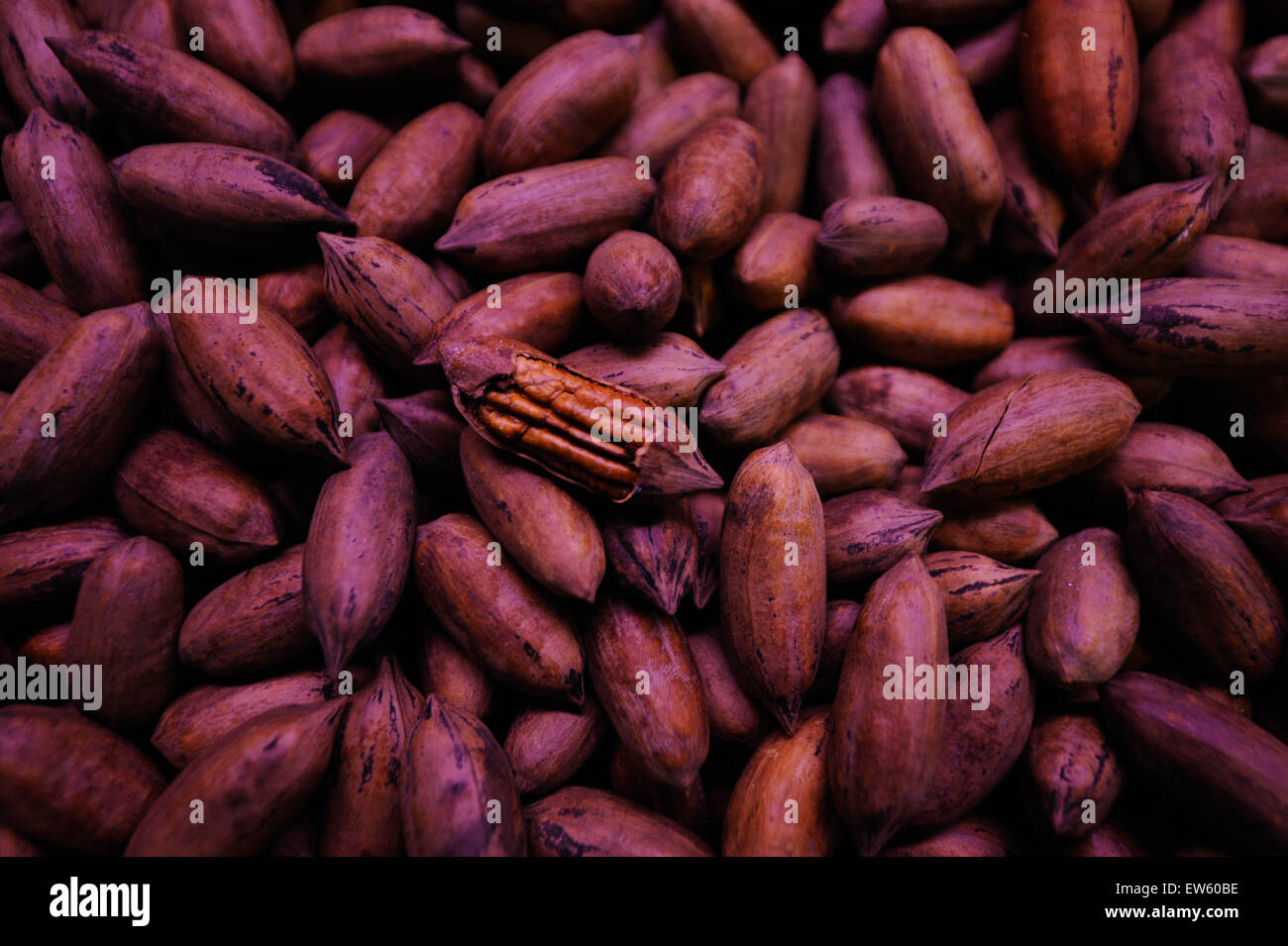 Erdnüsse auf einem Markt in Spanien, Málaga Stockfoto