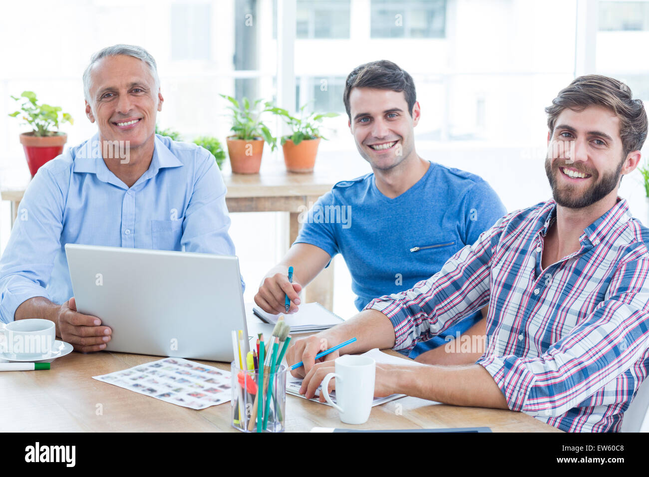 Business-Team in einer Besprechung Stockfoto