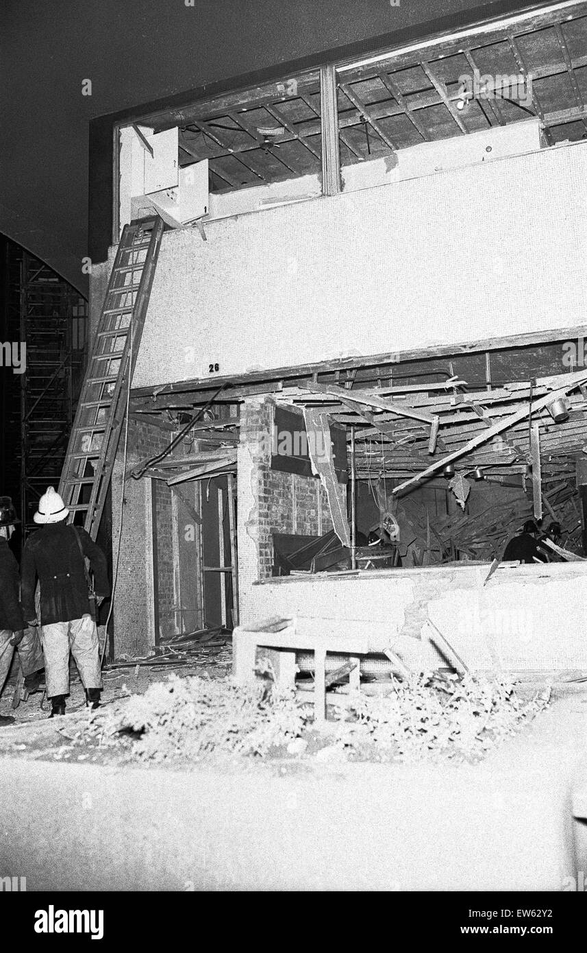 Die Bombenangriffe auf Birmingham Pub fand am Donnerstag, 21. November 1974 und der Provisional IRA zugeschrieben wurden. Die Geräte wurden in zwei zentralen Birmingham Kneipen: Mulberry Bush am Fuße der Rotunde und der Taverne in der Stadt, einen Keller Stockfoto