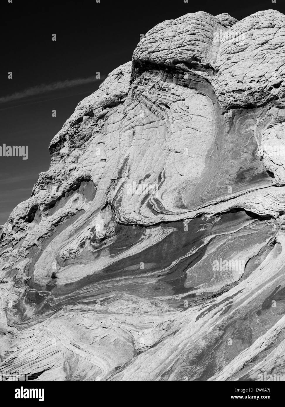 Szene aus dem White Pocket geologischen Vermillion Cliffs National Monument, Arizona. Stockfoto