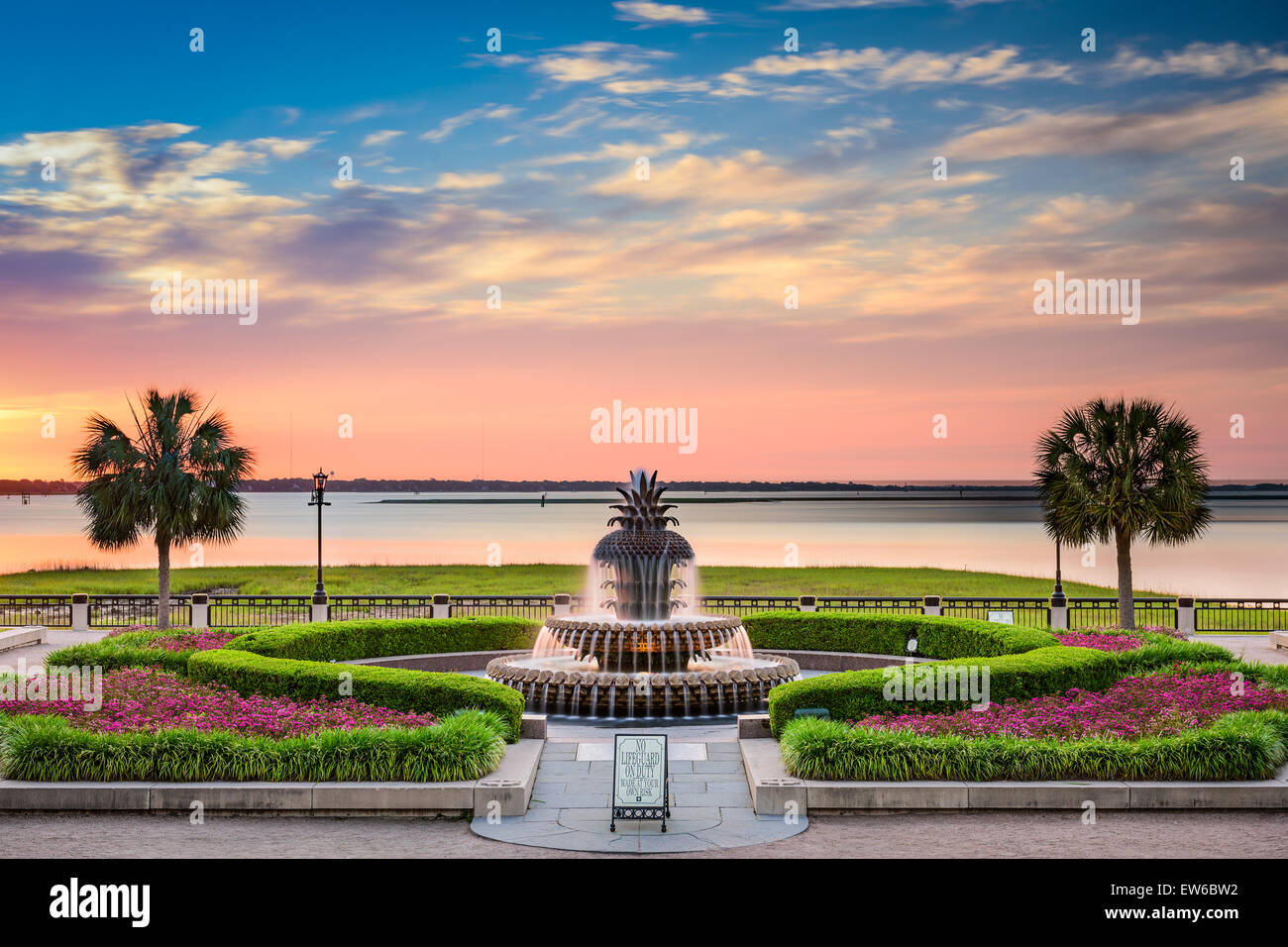 Charleston, South Carolina, USA Waterfront Park. Stockfoto