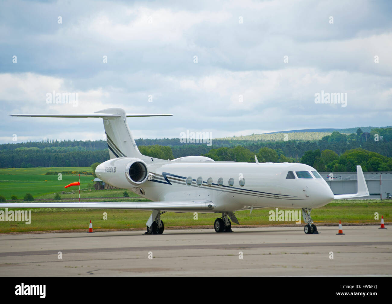 Gulfstream Aerospace Gulfstream V (N866AB) G-V.  SCO 9893. Stockfoto