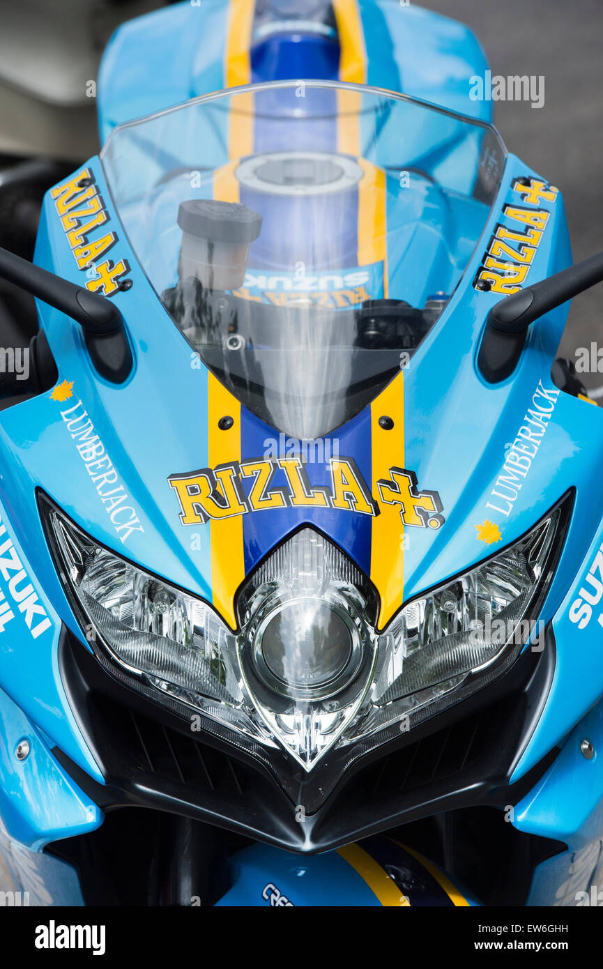Rizla Suzuki Motorrad Stockfoto
