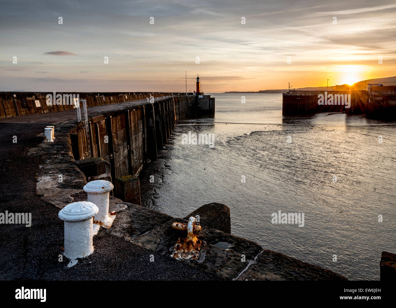 Watchet Hafen, Somerset, Großbritannien Stockfoto