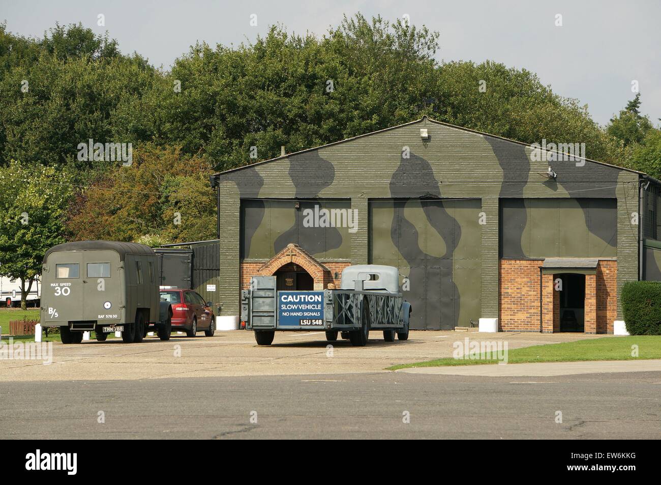 Lincolnshire Aviation Heritage Centre am Flugplatz East Kirby, East Kirby, in der Nähe der Marktstadt Spilsby Lincolnshire England GB UK 2014 Stockfoto