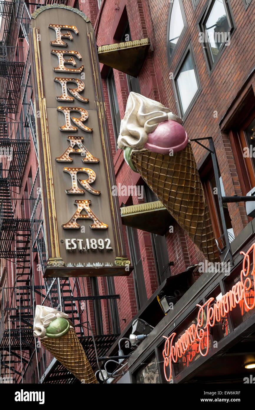 Ferrara, Little Italy, New York Stockfoto