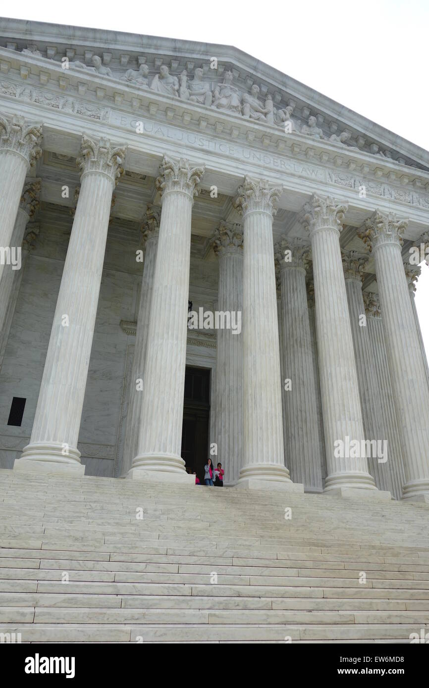 Supreme Court Gebäude in Washington DC Stockfoto