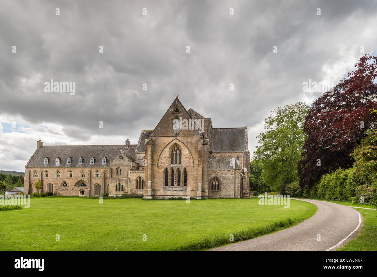 Historischen Pluscarden Abbey in Moray, Schottland. Stockfoto