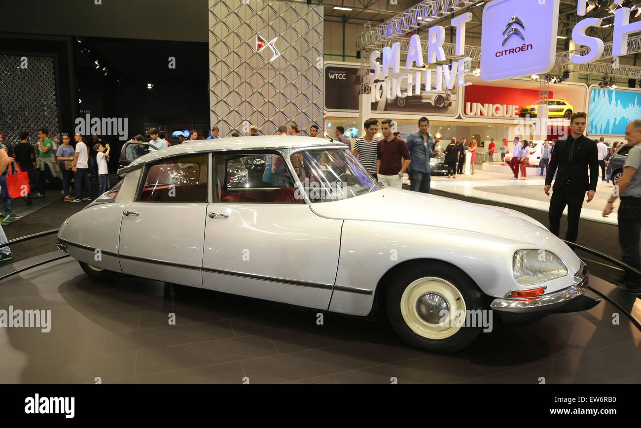 ISTANBUL, Türkei - 30. Mai 2015: Alte Citroen DS in Istanbul Autoshow 2015 Stockfoto