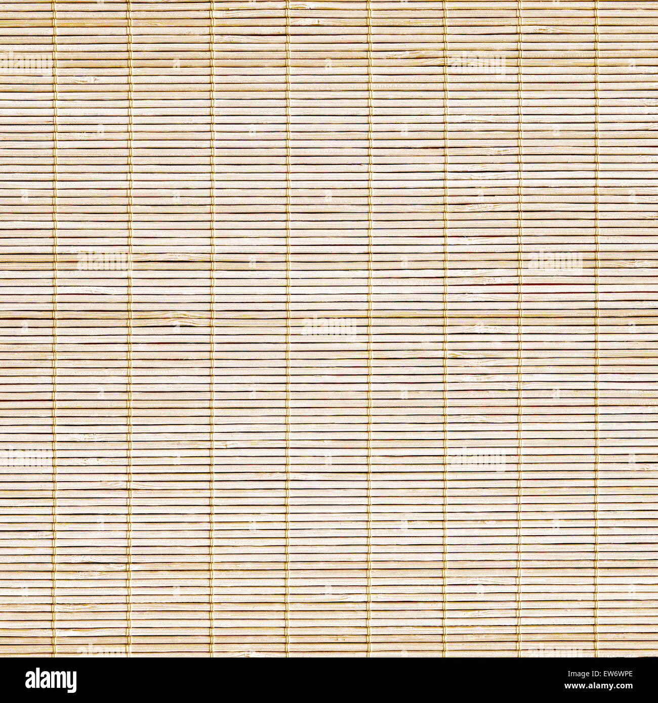 Matte aus Holzstäbchen Stockfoto