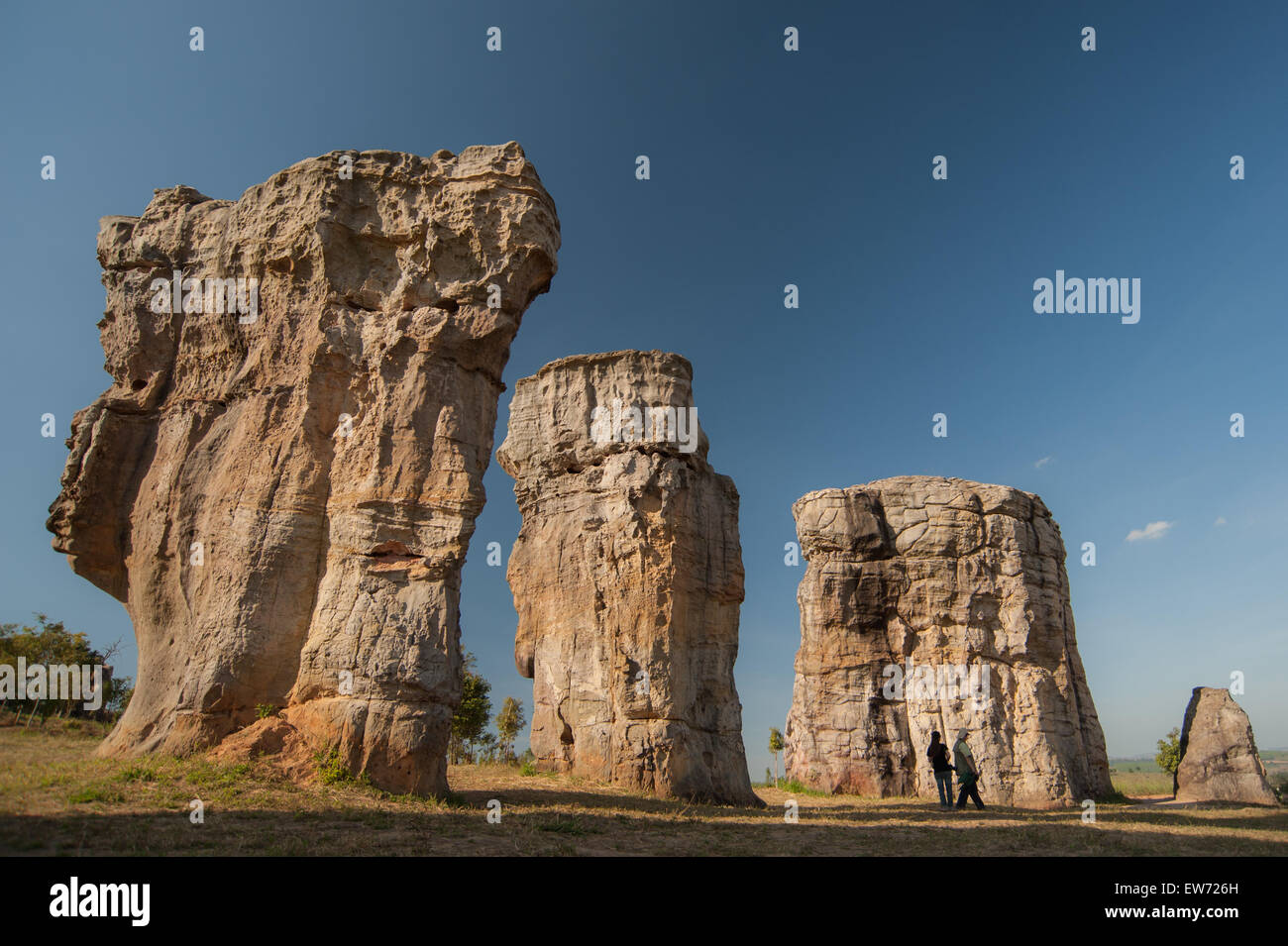 Stonehenge von Thailand (Mo Hin Khao) bei Chaiyaphum Provinz Thailand Stockfoto