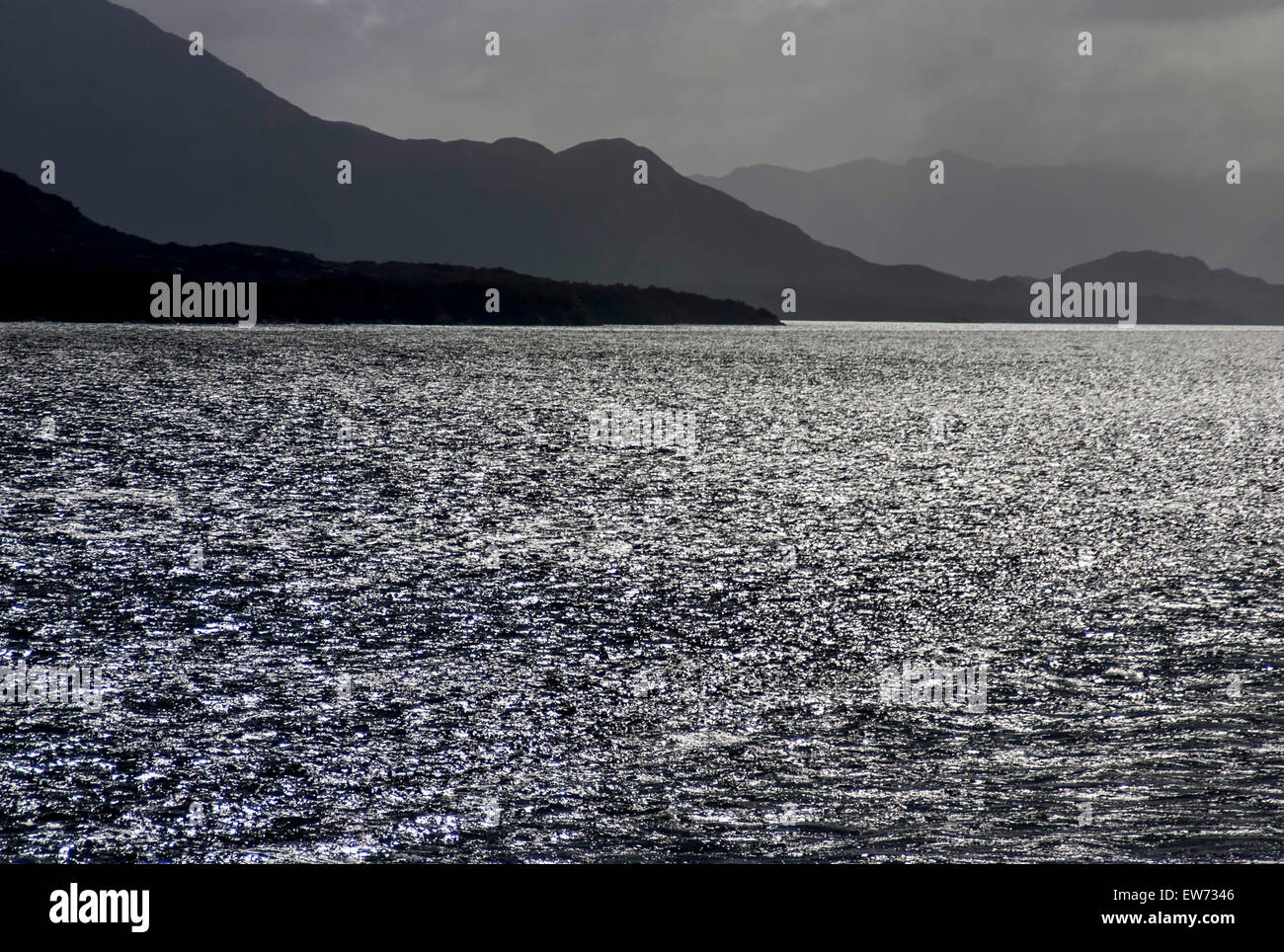 Kreuzen vor der südlichen Küste von Chile Stockfoto