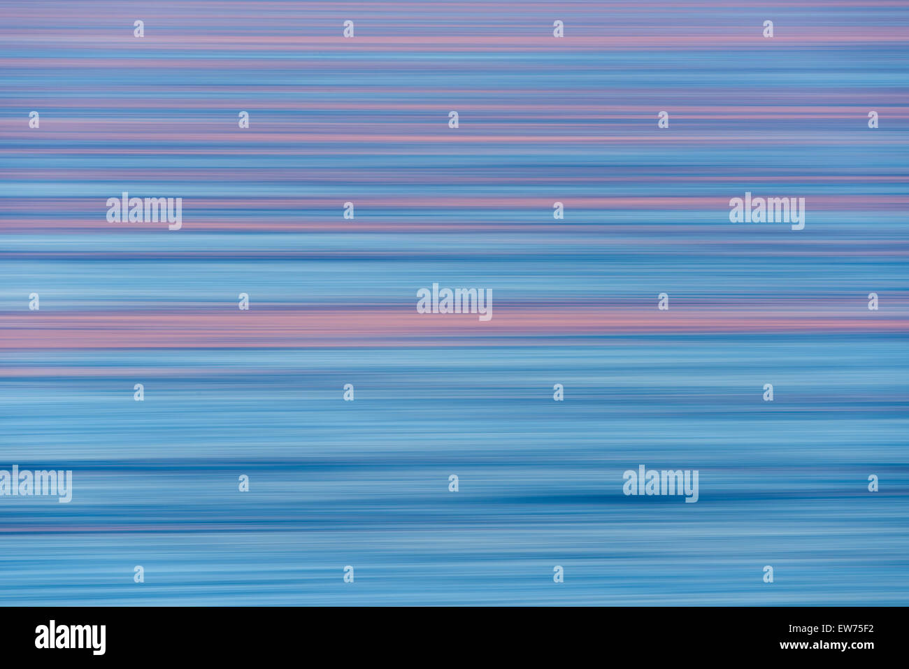 Sonnenuntergang, Meer, Dänemarkstrasse, Grönland Stockfoto
