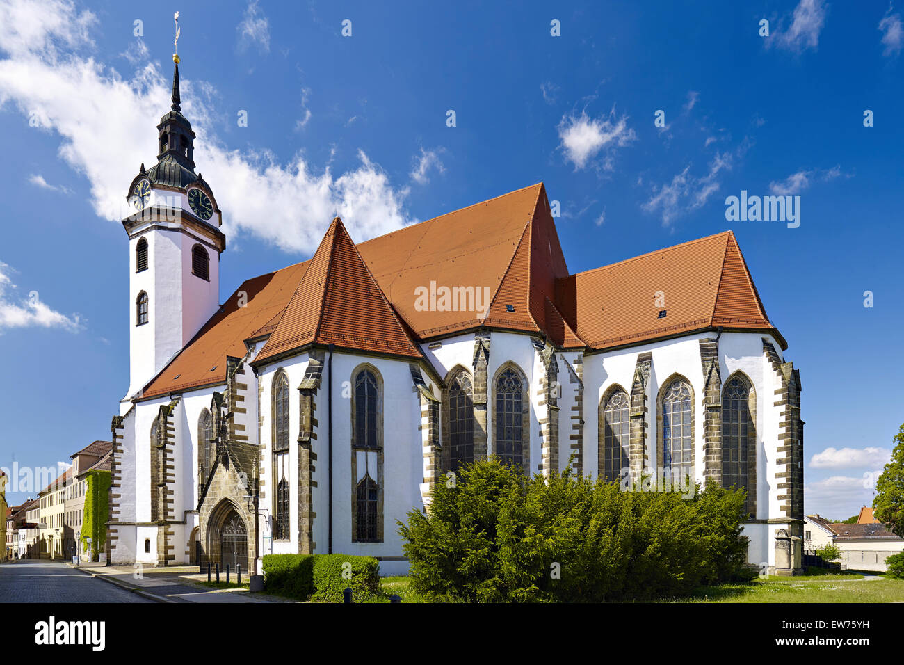 St. Marienkirche in Torgau, Deutschland Stockfoto