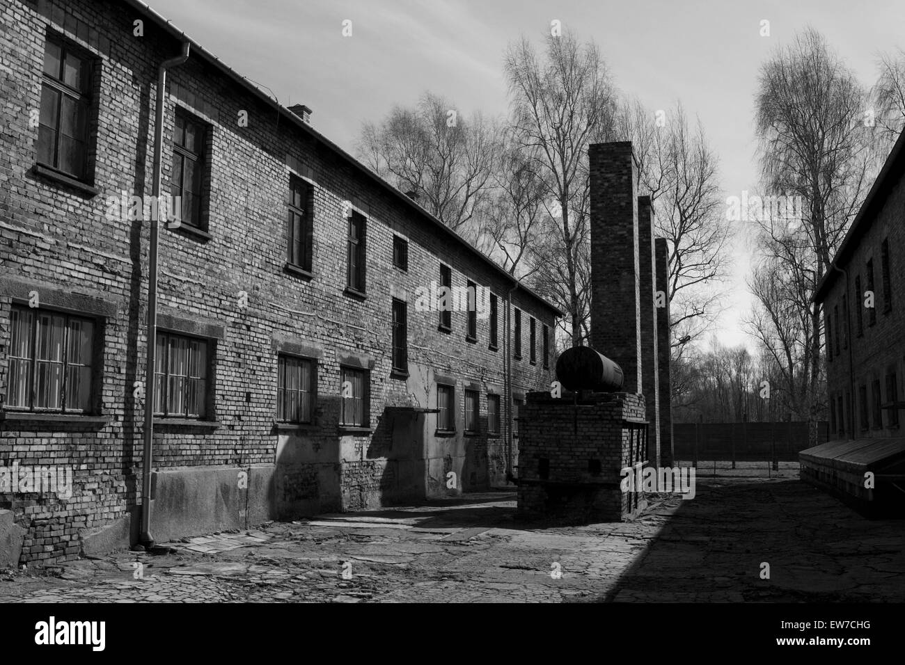Auschwitz Birkenhau Gräueltaten Stockfoto