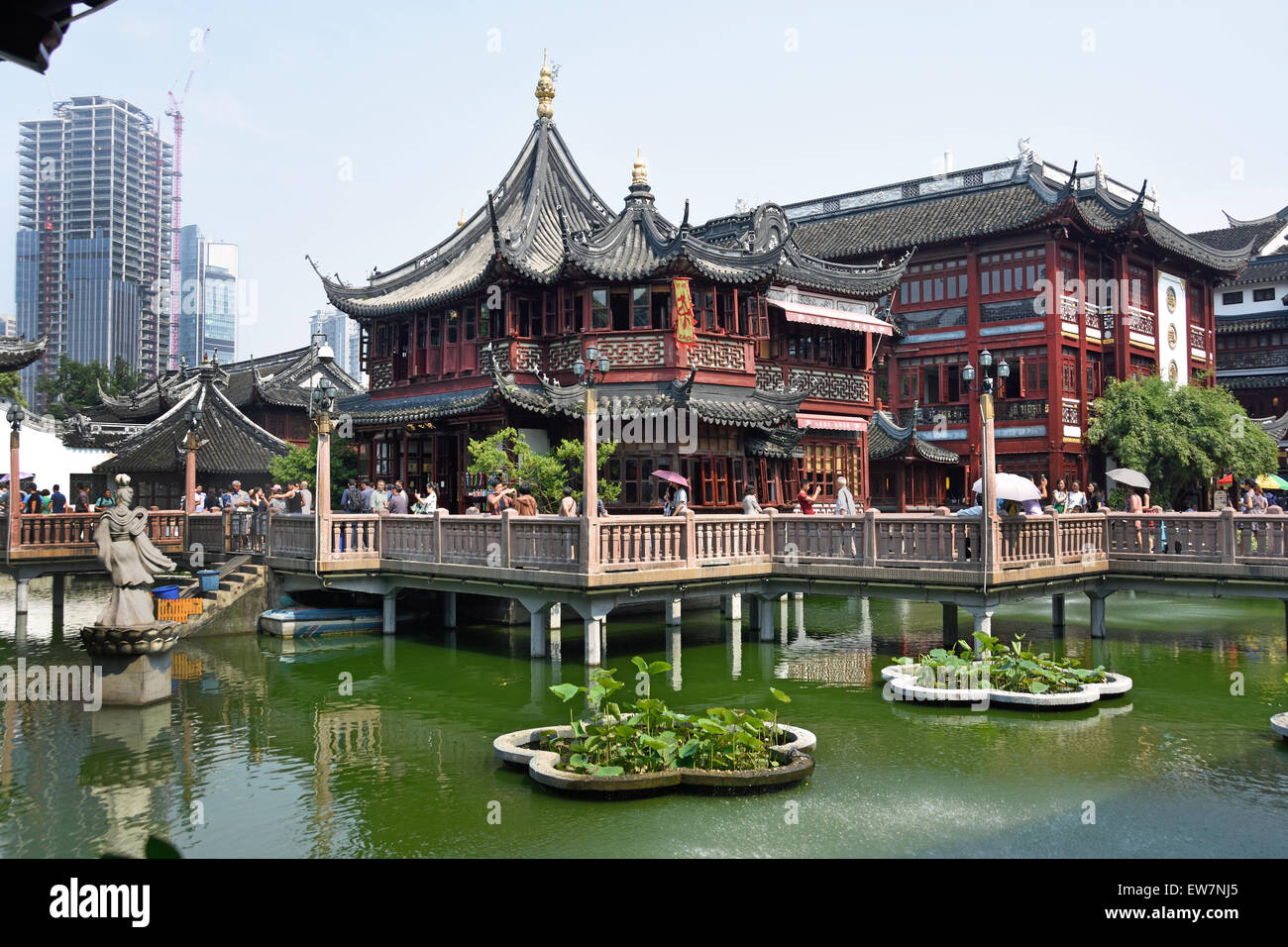 Hu Xin TingTeehaus Yu Garden Basar Gebäude von Mingdynastie gegründet