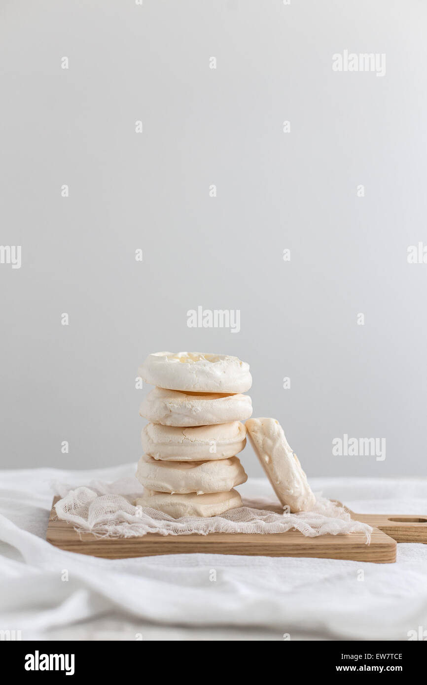 Stapel von Baiser Stockfoto