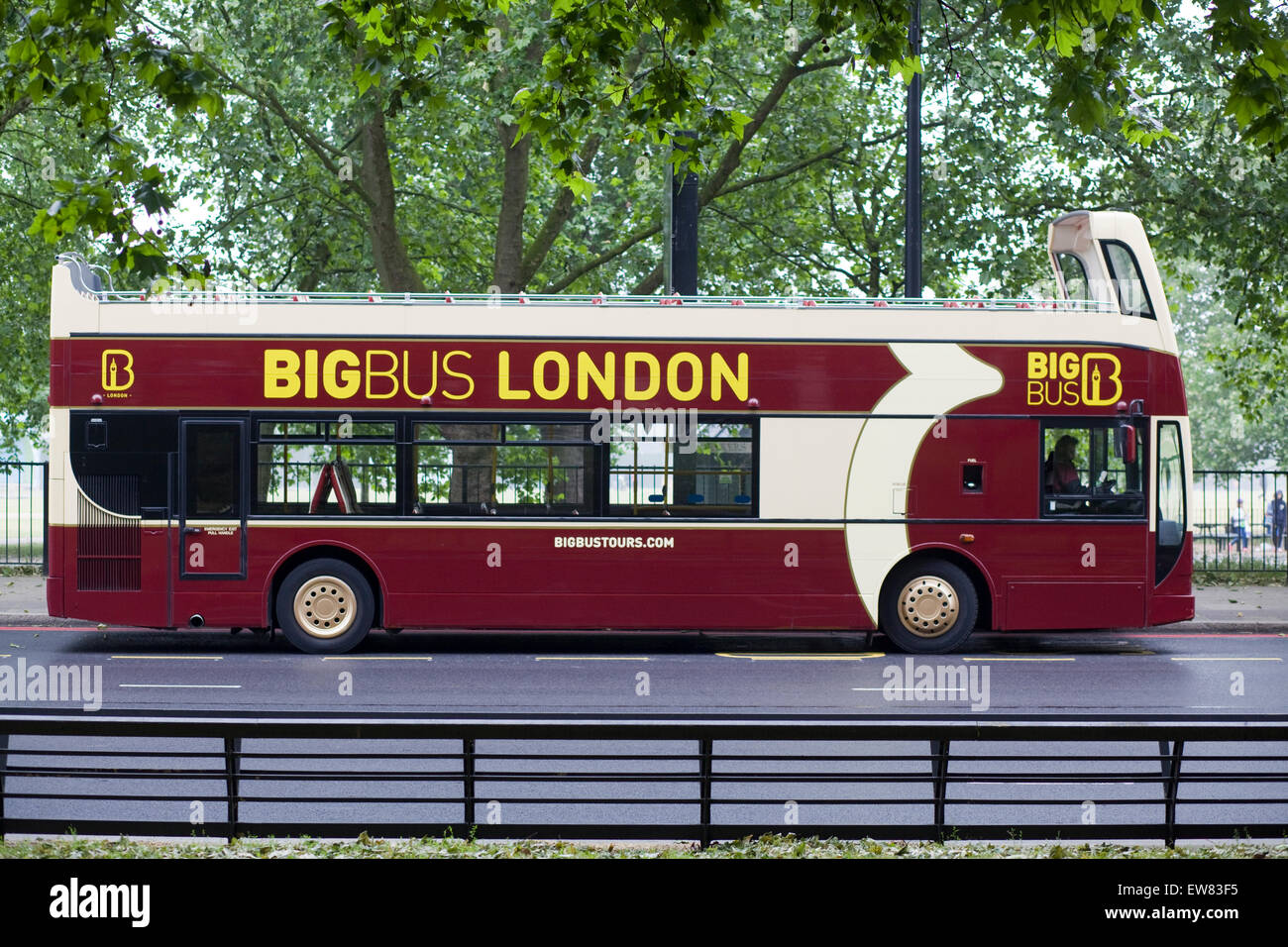 London-Sightseeing-Tour-Bus "Big Bus London" Stockfoto