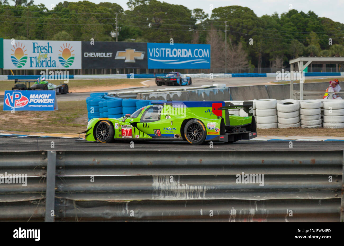 12 Stunden von Sebring Auto Rennen in Sebring, Florida Stockfoto