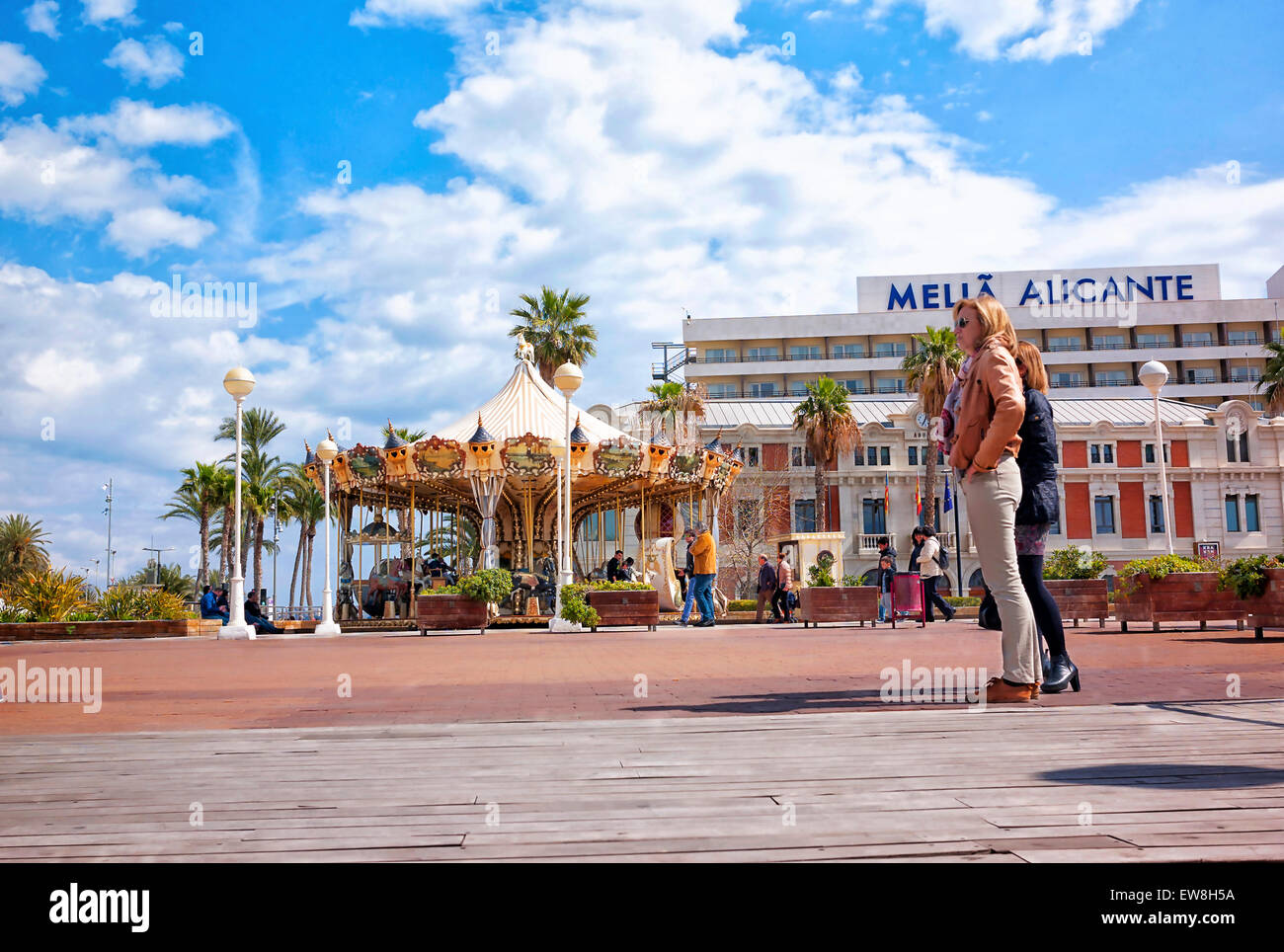 -Stadt Alicante-Spanien. Stockfoto