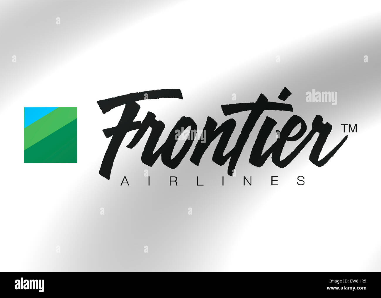 Frontier Airlines Logo Symbol Symbol Flag Emblem Zeichen Stockfoto