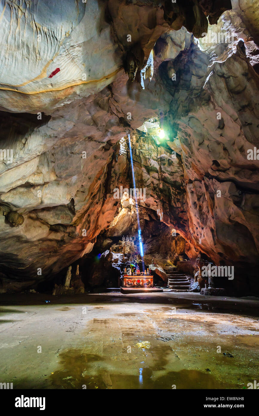 Die Höhle in Vietnam Stockfoto