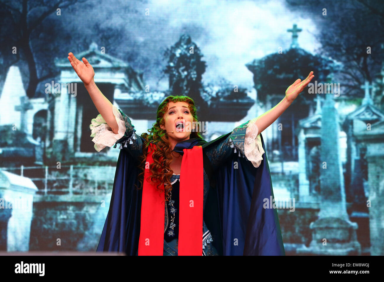 London, UK. 20. Juni 2015. Harriet Jones ausführen in das Phantom der Oper musical West End Live 2015 in London Credit: Paul Brown/Alamy Live News Stockfoto