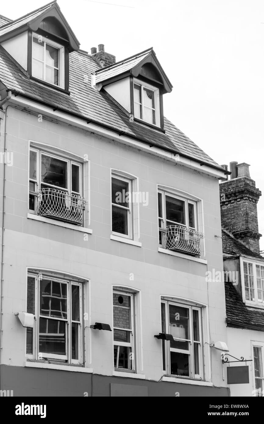 Nahaufnahme Bild eines Stadthauses in Englisch Stockfoto