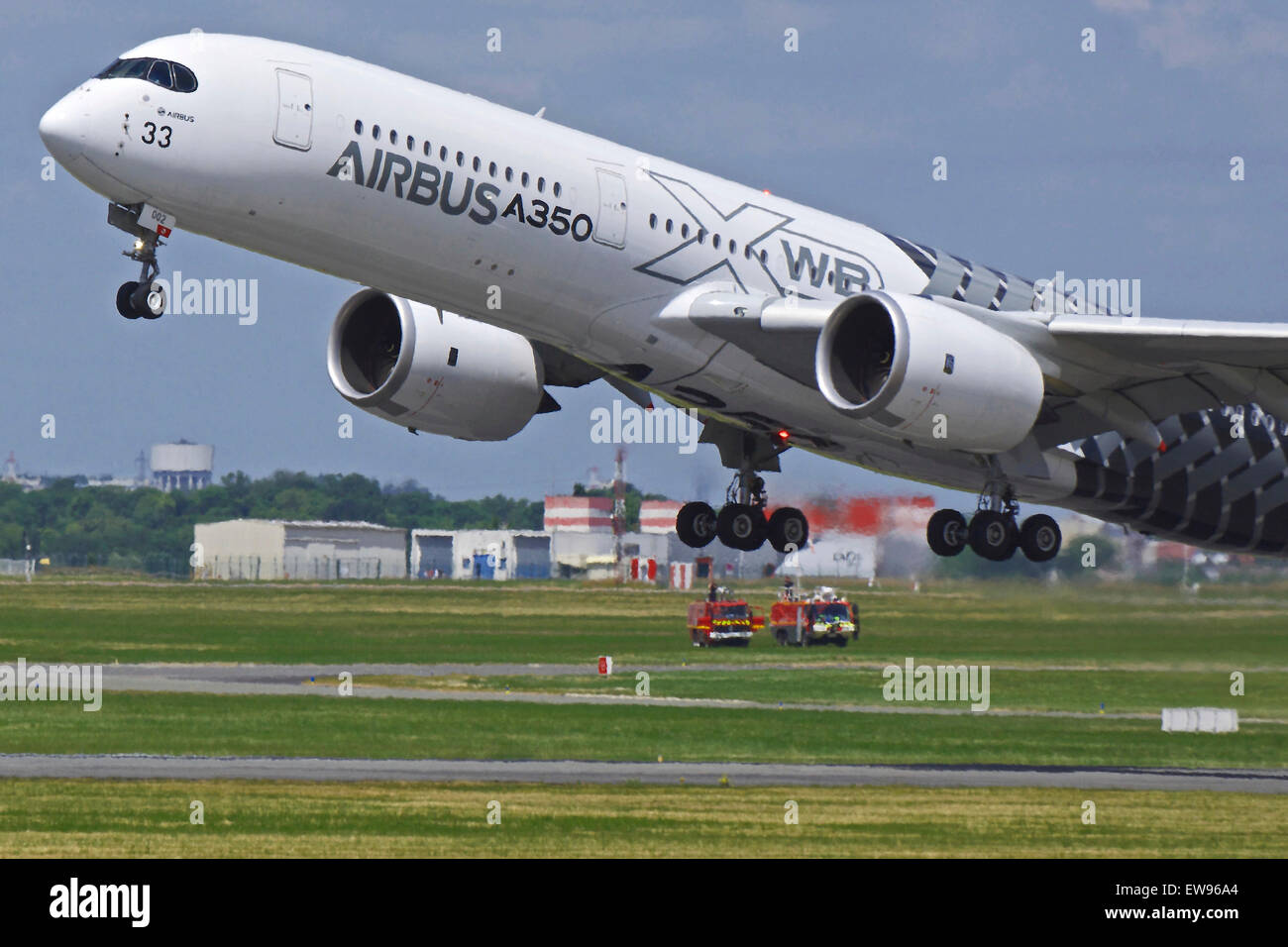 Airbus A350 Paris Airshow 2015 Stockfoto