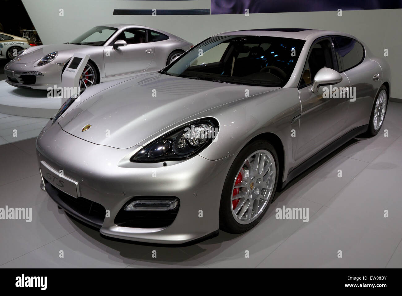 Porsche Panamera GTS 2011 Tokyo Motor Show Stockfoto