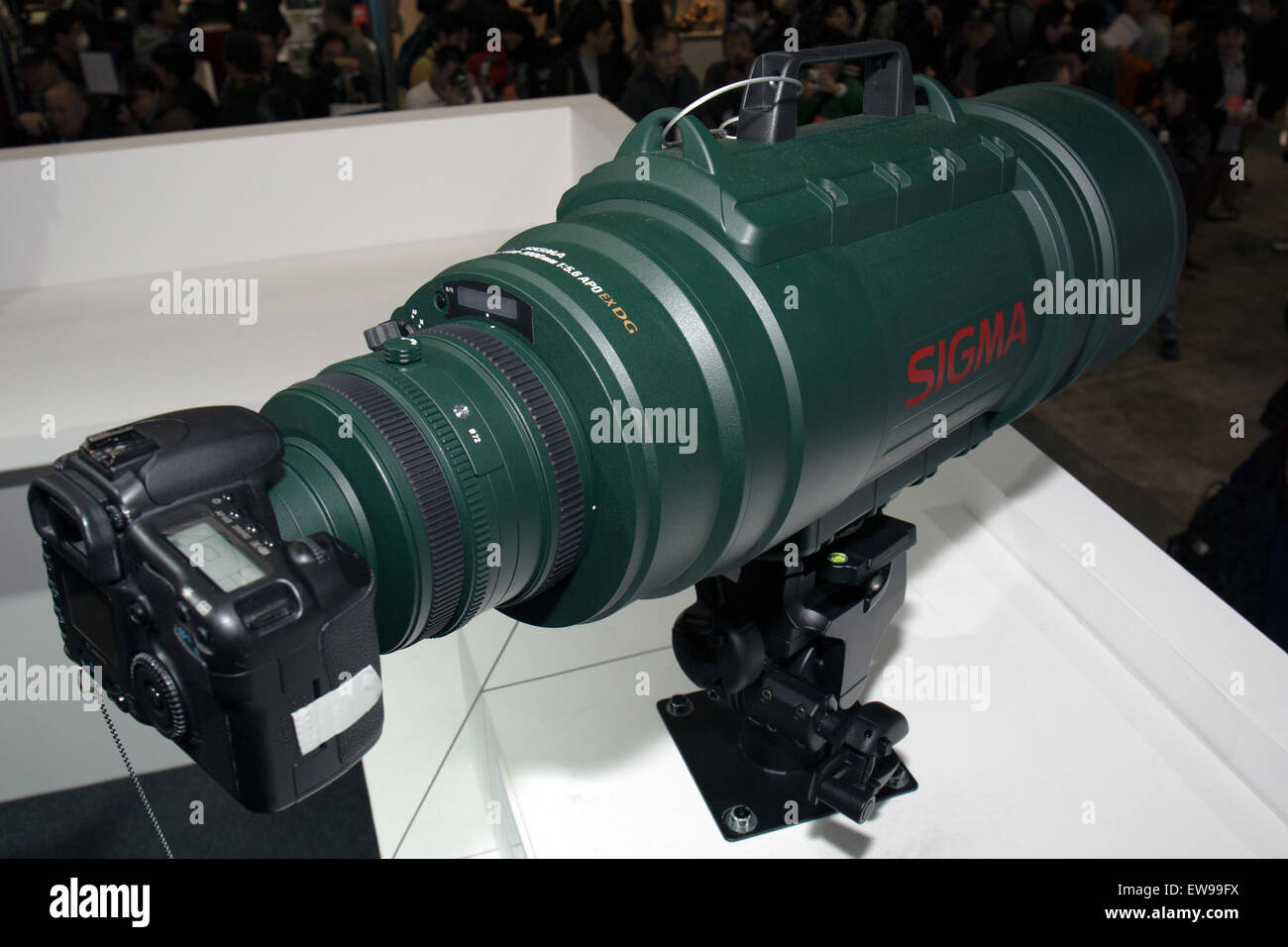 Sigma 200-500mm F2. 8 EX DG APO 2013 CP Stockfoto