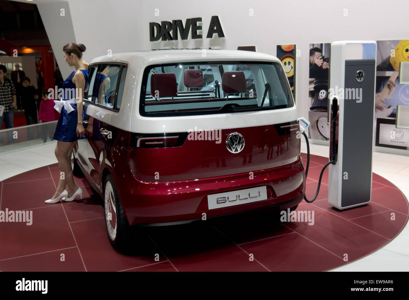 Volkswagen Bulli hinten 2011 Tokyo Motor Show Stockfoto