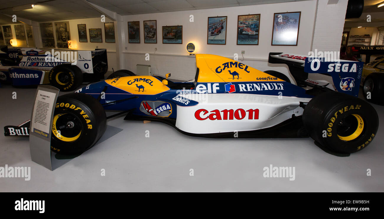 Williams FW15C links Donington Grand Prix Collection Stockfoto