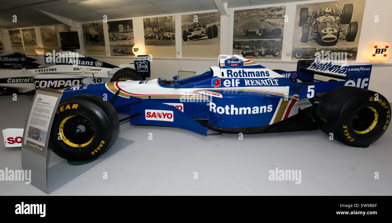 Williams FW18 links Donington Grand Prix Collection Stockfoto