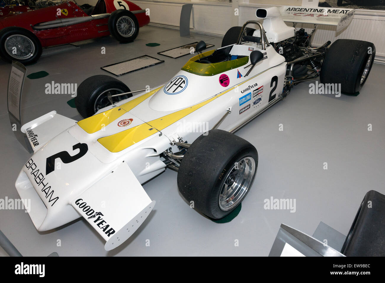 Brabham BT37 vorne links Donington Grand Prix Collection Stockfoto