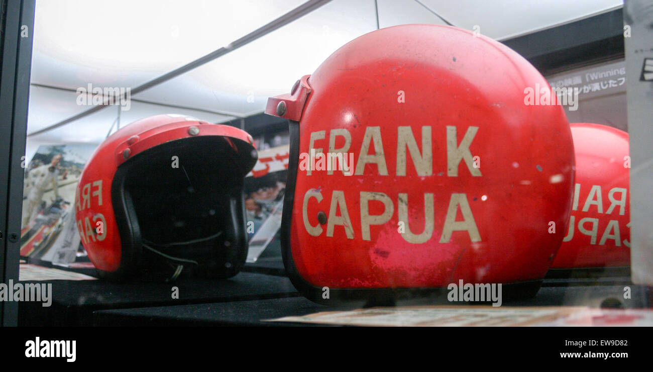 Frank Capua Helm Honda Collection Hall Stockfoto