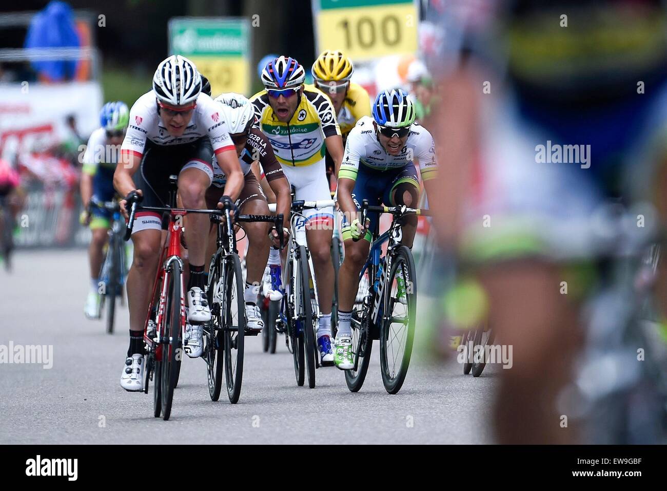 Bern, Schweiz. 20. Juni 2015. UCI Tour von der Schweiz Cycling Tour-Etappe 8. Thibaut PINOT der FDJ Credit: Action Plus Sport Bilder/Alamy Live News Stockfoto