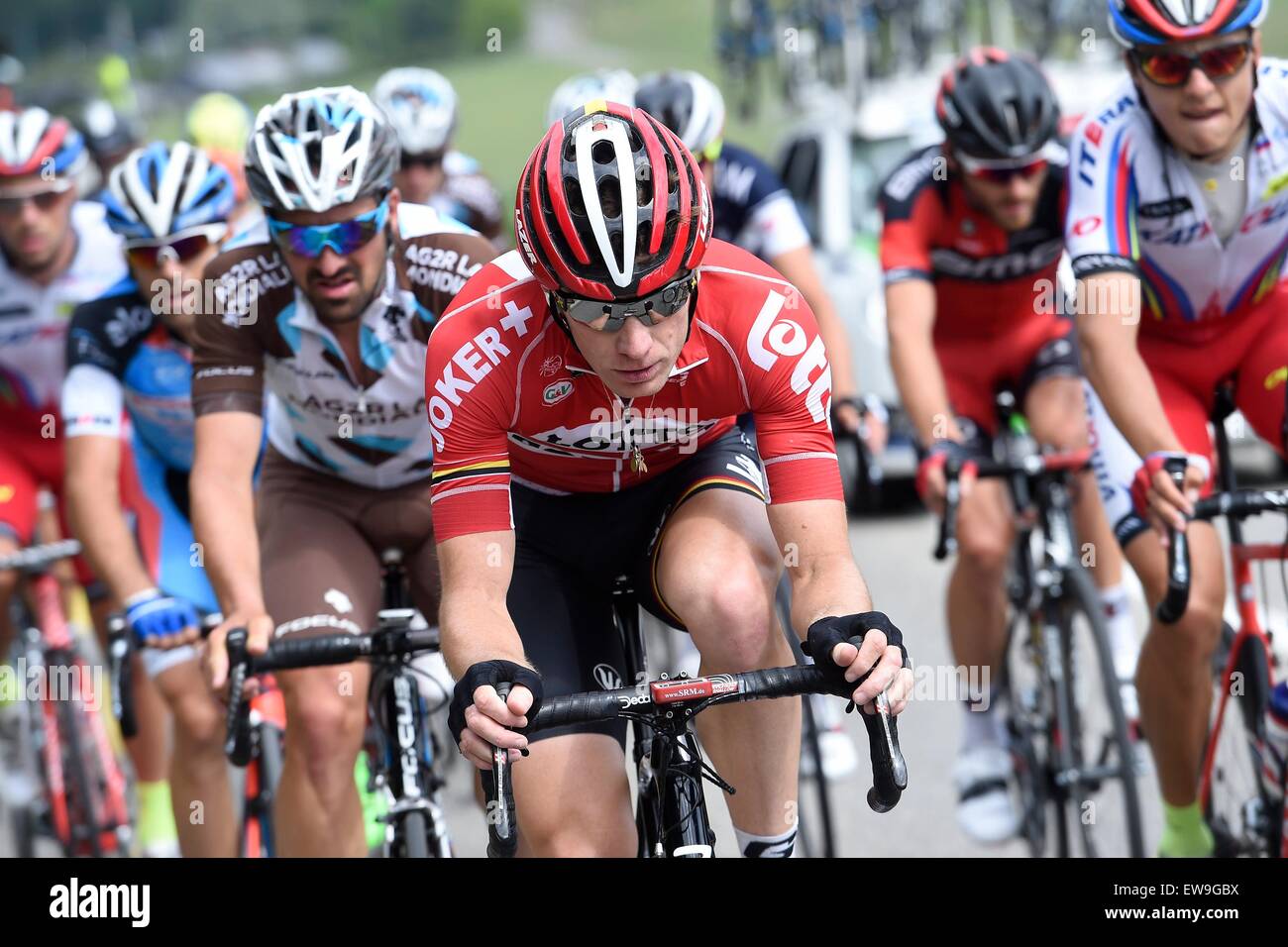 Bern, Schweiz. 20. Juni 2015. UCI Tour von der Schweiz Cycling Tour-Etappe 8. Jurgen ROELANDTS Lotto Soudal Kredit: Action Plus Sport Bilder/Alamy Live News Stockfoto